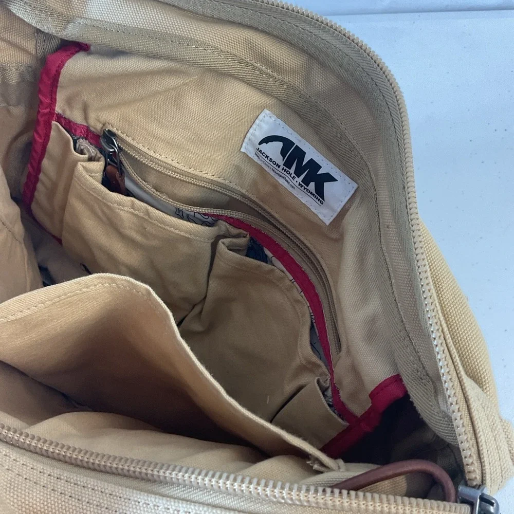 Vintage Mountain Khakis Canvas Field Bag Laptop Thick canvas Discontinued